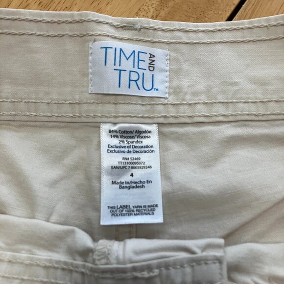 Tan Cargo Shorts Size 4 NWT - Picture 7 of 12